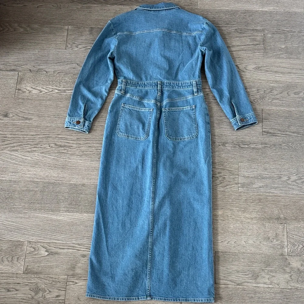 🌼UNIVERSAL THREAD🌼 NWT Blue Denim Shirt Maxi Dress, Size 4